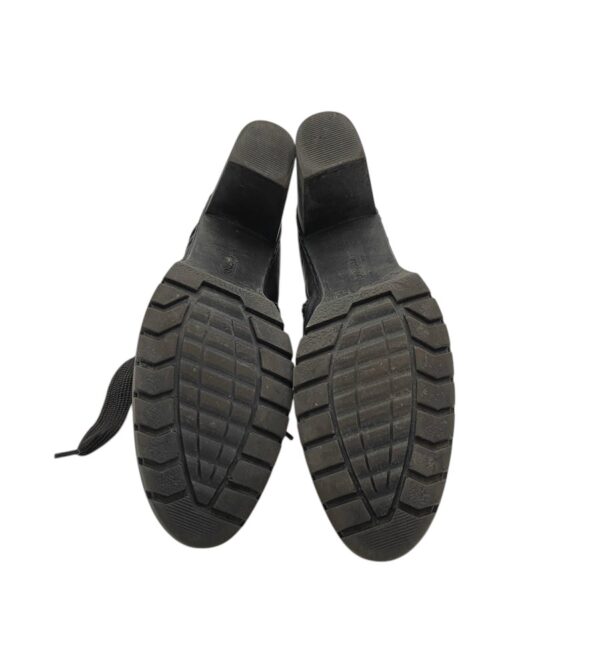 Botine dama Rieker 39, imitatie de piele, negru - imagine 5
