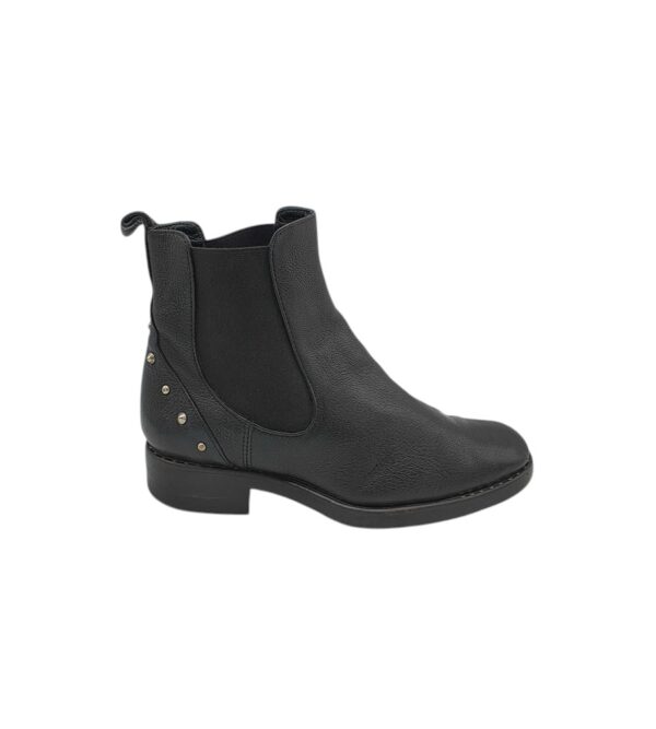 Botine dama 37, piele, negru - imagine 1