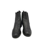 Botine dama 37, piele, negru - imagine 3