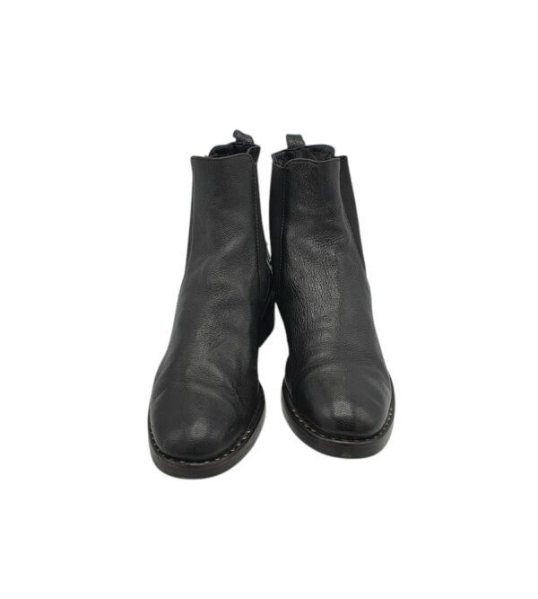 Botine dama 37, piele, negru - imagine 3