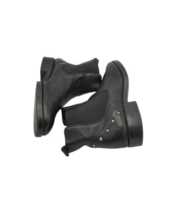 Botine dama 37, piele, negru - imagine 4