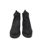 Botine dama La strada 37, material textil, imitatie de piele, negru - imagine 3