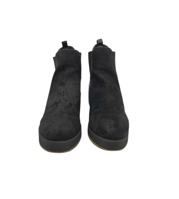 Botine dama La strada 37, material textil, imitatie de piele, negru - imagine 3