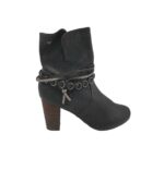 Cizme dama Tom Tailor 40, imitatie de piele, negru