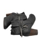 Cizme dama Tom Tailor 40, imitatie de piele, negru - imagine 4