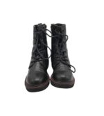 Ghete dama 39, imitatie de piele, negru, captusite - imagine 3