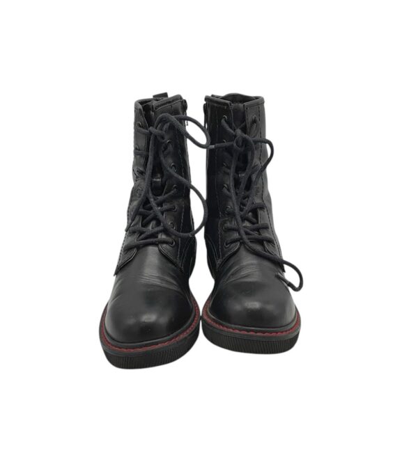 Ghete dama 39, imitatie de piele, negru, captusite - imagine 3