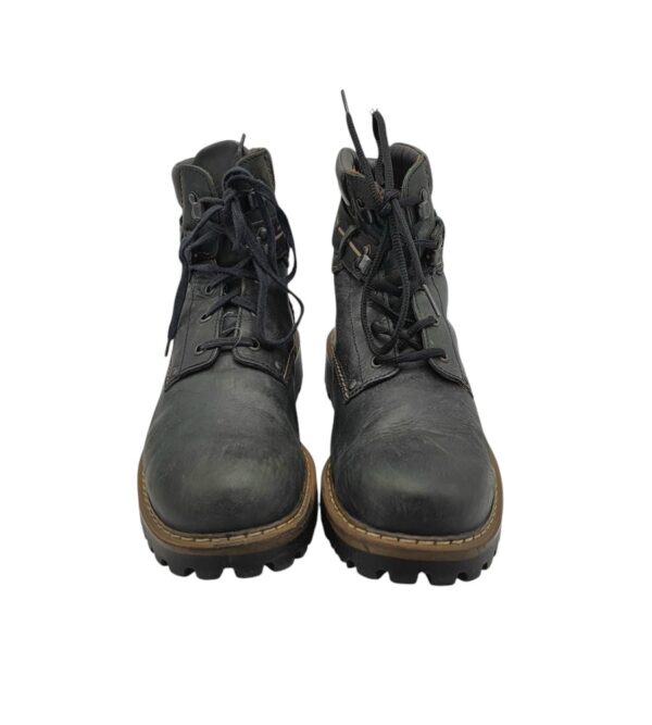 Ghete barbati Josef Seibel 42, piele, negru , imblanite - imagine 3