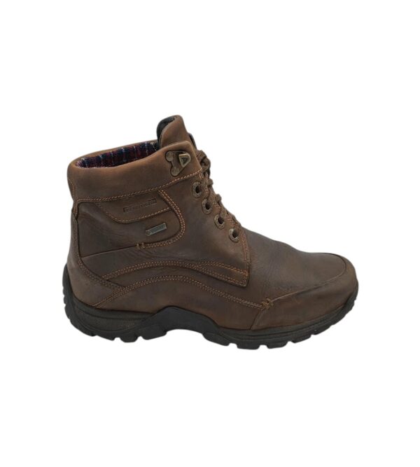 Ghete barbati Fretz Men 41, piele, maro, Gore tex, imblanite - imagine 1