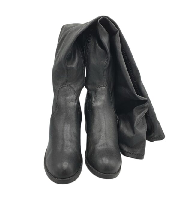 Cizme dama Even & Odd 42, imitatie de piele, negru - imagine 3