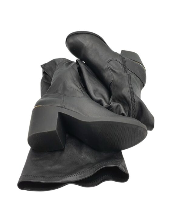Cizme dama Even & Odd 42, imitatie de piele, negru - imagine 4
