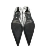 Botine dama Zara, imitatie de piele, argintiu - imagine 5