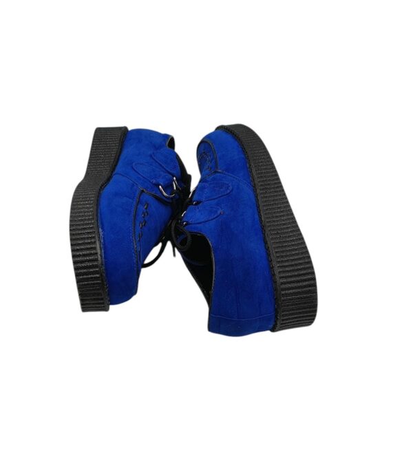 Pantofi  dama Shusole 39, material textil, albastru - imagine 4