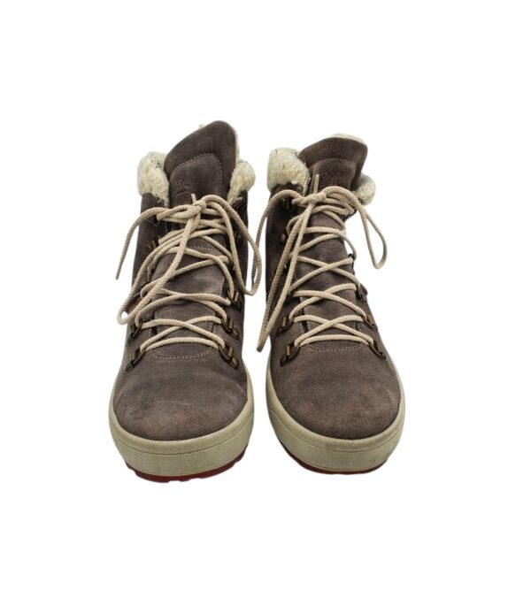 Ghete dama Superfit 40, piele intoarsa, gri, Gore tex - imagine 5
