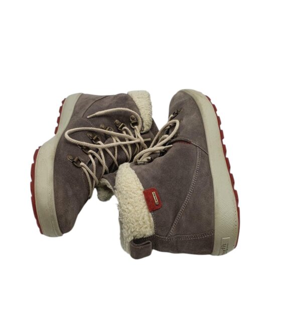 Ghete dama Superfit 40, piele intoarsa, gri, Gore tex - imagine 4