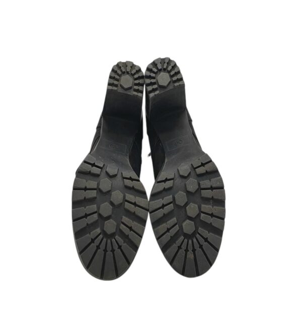 Botine dama Catwalk 39, material textil, negru - imagine 5