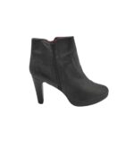 Botine dama 5th Avenue 40, piele, negru