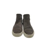 Ghete copii Geox 30, piele intoarsa, gri - imagine 3
