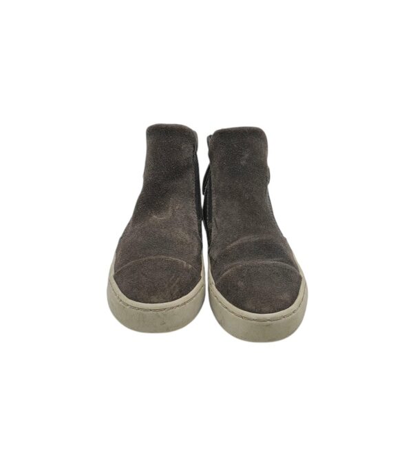 Ghete copii Geox 30, piele intoarsa, gri - imagine 3
