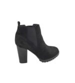 Botine dama Kayla 40, material textil, negru