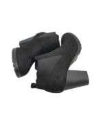 Botine dama Kayla 40, material textil, negru - imagine 4