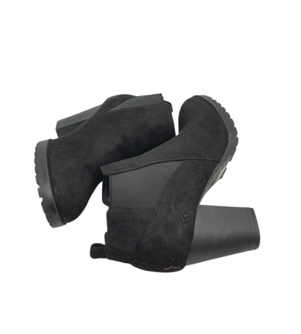 Botine dama Kayla 40, material textil, negru - imagine 4