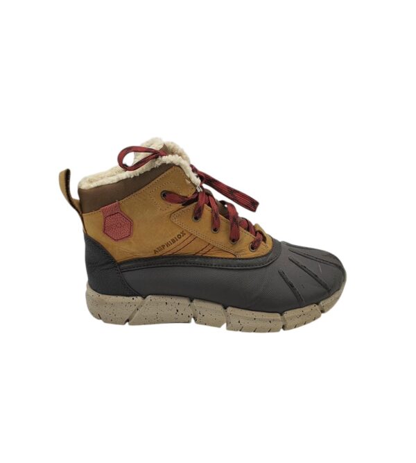 Ghete unisex Geox 37, imitatie de piele, piele, negru maro - imagine 1