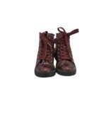 Ghete copii Geox 30, imitatie de piele, visiniu - imagine 3