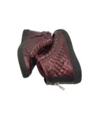 Ghete copii Geox 30, imitatie de piele, visiniu - imagine 4