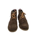 Ghete barbati Tamaris 41, piele intoarsa, maro - imagine 3
