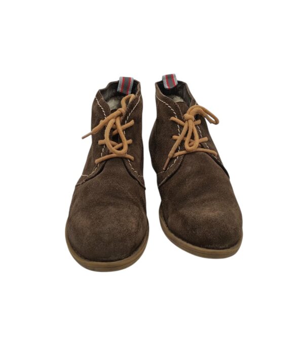 Ghete barbati Tamaris 41, piele intoarsa, maro - imagine 3