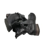 Cizme dama Bpc 39, imitatie de piele, negru , imblanite - imagine 4