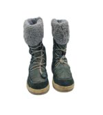 Cizme copii Primigi 30, piele intoarsa, material textil, albastru, imblanite, Gore- tex - imagine 3