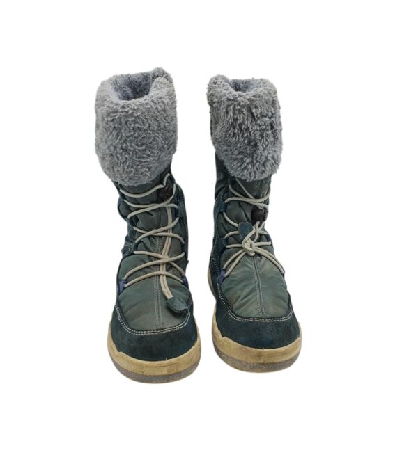 Cizme copii Primigi 30, piele intoarsa, material textil, albastru, imblanite, Gore- tex - imagine 3
