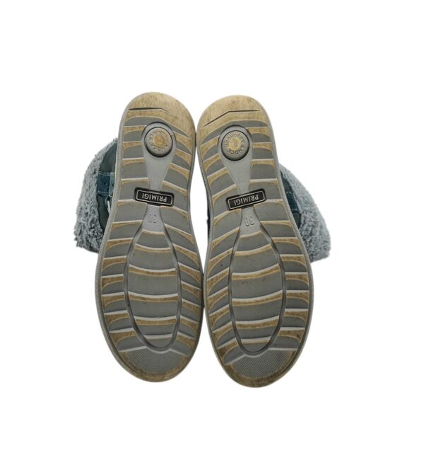 Cizme copii Primigi 30, piele intoarsa, material textil, albastru, imblanite, Gore- tex - imagine 5