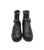 Botine dama 37, imitatie de piele, negru - imagine 3