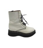 Ghete dama  Zara 37, piele, alb