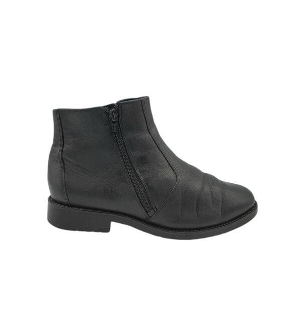 Ghete barbati Salamander 40, piele, negru, imblanite - imagine 1