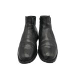 Ghete barbati Salamander 40, piele, negru, imblanite - imagine 3
