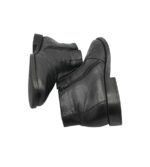 Ghete barbati Salamander 40, piele, negru, imblanite - imagine 4