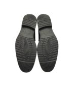 Ghete barbati Salamander 40, piele, negru, imblanite - imagine 5