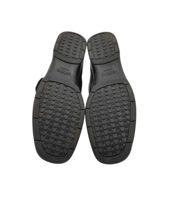 Ghete dama Solidus 41, piele, negru, imblanite - imagine 5