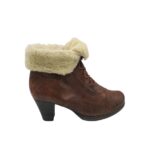 Botine dama Gabor 38, piele, maro