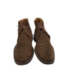 Ghete barbati Charles 42, piele intoarsa, maro - imagine 3