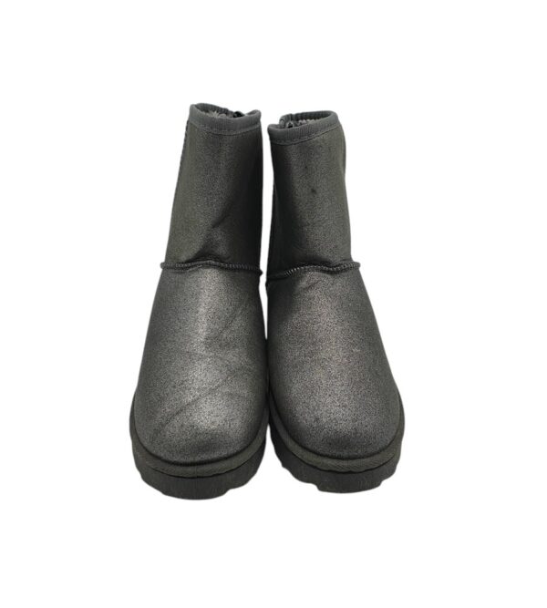 Cizme dama Primark 39, material textil, gri, imblanite - imagine 3