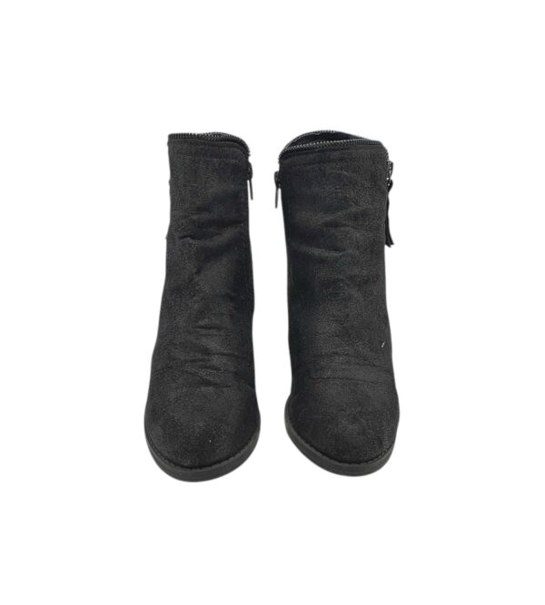 Botine dama Justfab 37, material textil, negru - imagine 3