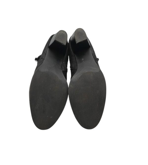 Botine dama Justfab 37, material textil, negru - imagine 5