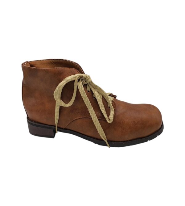 Ghete barbati 44, imitatie de piele, maro - imagine 1