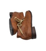 Ghete barbati 44, imitatie de piele, maro - imagine 4