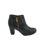 Botine dama Tamaris 41, piele, negru